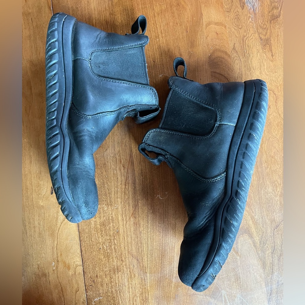 Men's Black Leather Boots